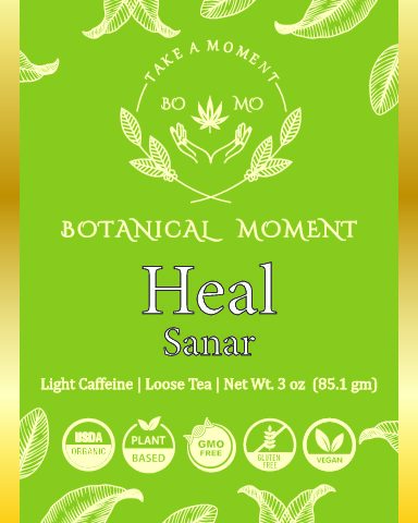 Heal Tea label loose tea 3 oz f Heal Tea