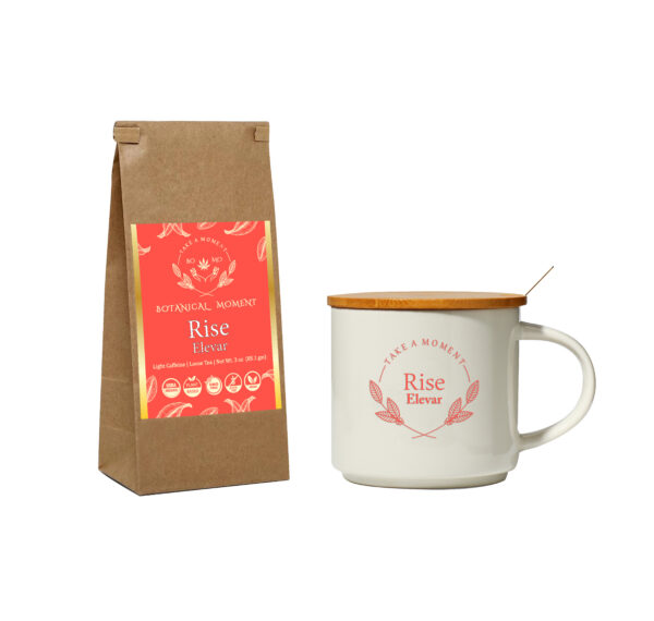 Rise 3 oz Mockup Loose Tea Rise Tea